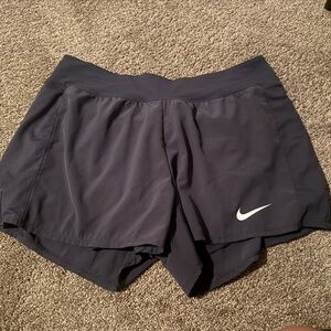 Nike Lined Shorts Blue Size Medium